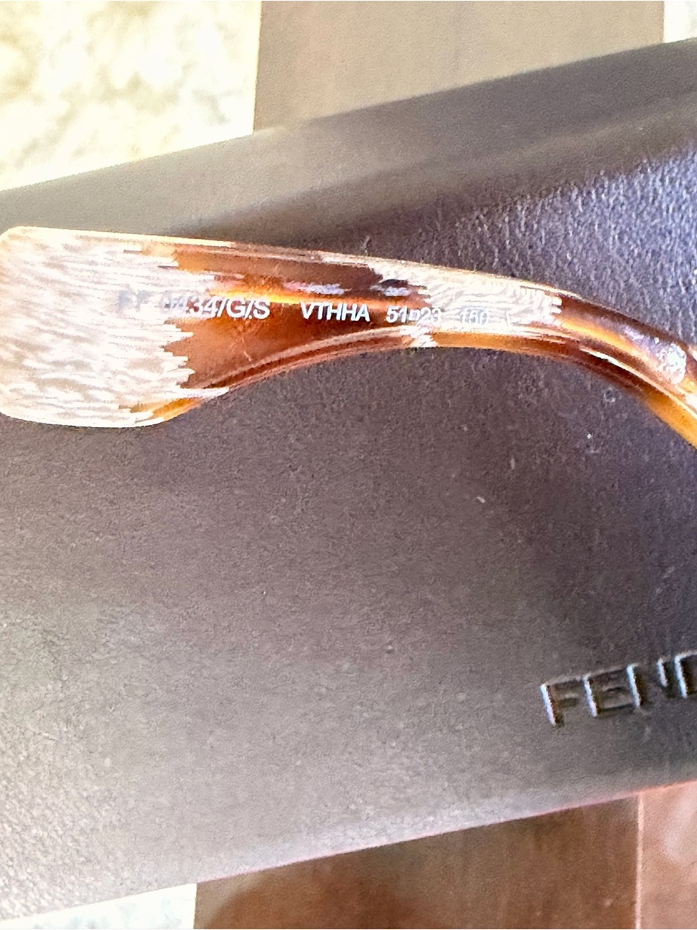 Fendi Tortoiseshell Brown Gradient Cat-Eye Sunglasses - Picture 3 of 3